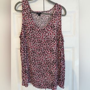 Torrid leopard print sleeveless top